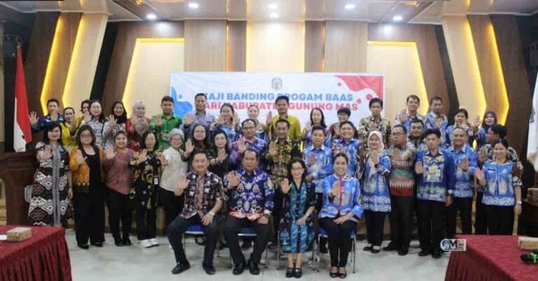 Pemkab Mura Terima Kunker Tim Kaji Banding BAAS BAPPERIDA Kabupaten Gumas