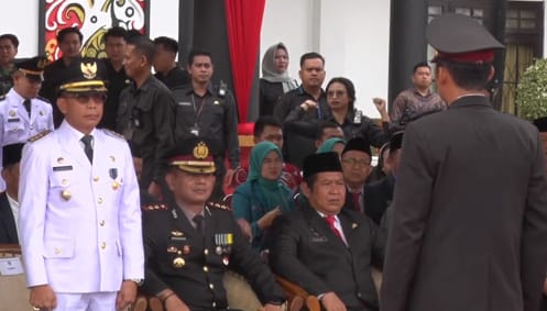 Pj Bupati Mura Inspektur Upacara Peringatan HUT RI ke-79