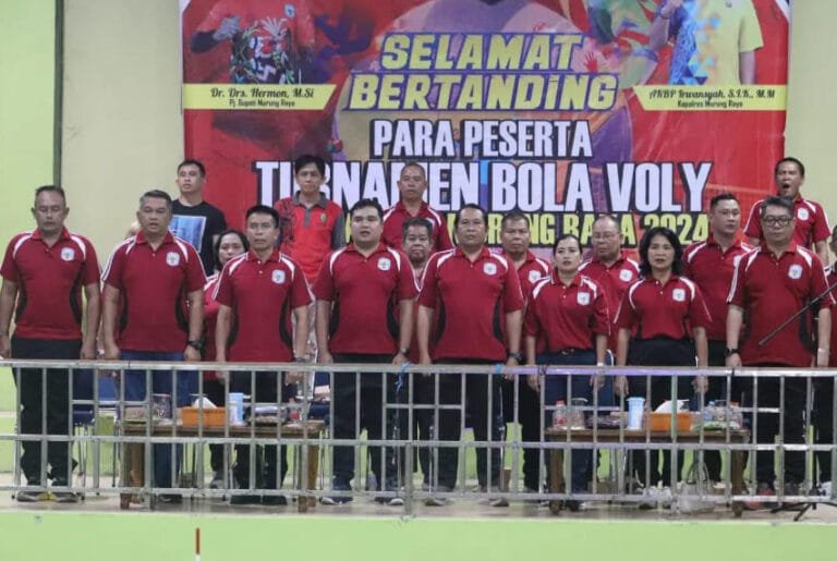 Pj Bupati Mura Buka Turnamen Bola Voli Pj Bupati Cup