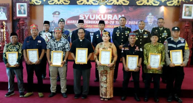Pj Bupati Mura Hadiri Syukuran Peringatan HUT Bhayangkara Ke-78