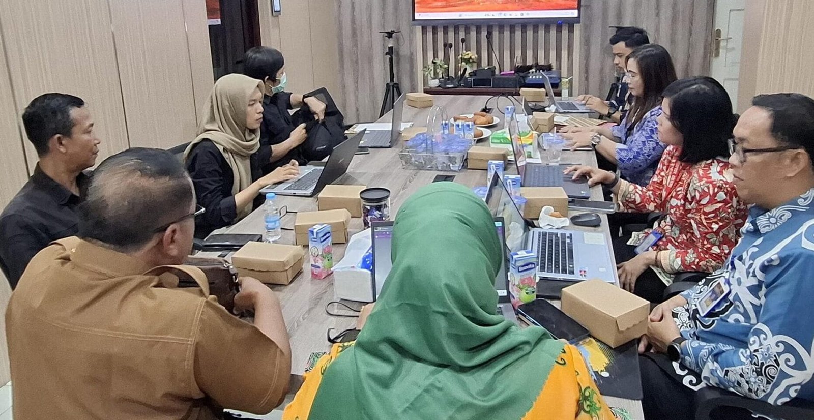 PPID Utama Mura Ikuti Visitasi Monev Keterbukaan Informasi Publik