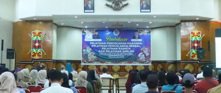 Tingkatkan Kemampuan Serta Inovasi Masyarakat, Pemkab Mura Gelar Pelatihan