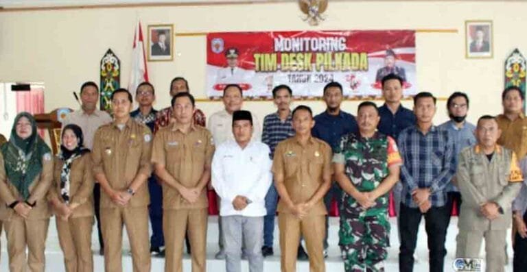 Asisten I Setda Mura Pimpin Acara Monitoring Desk Pilkada 2024