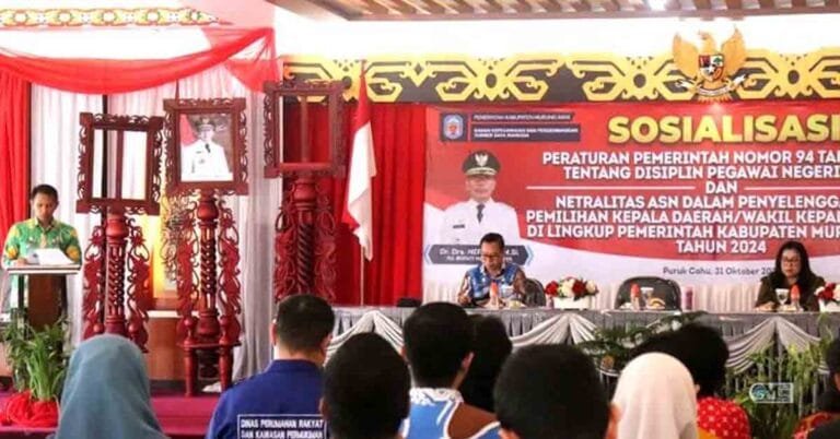 Pemkab Mura Gelar Sosialisasi Netralitas ASN pada Pilkada