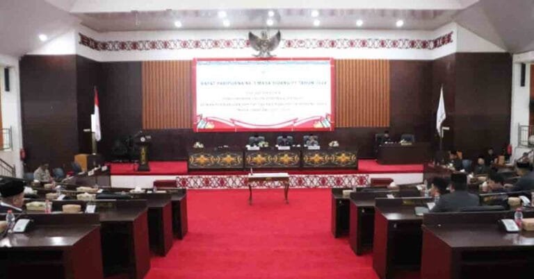 DPRD Mura Gelar Rapur Pengumuman Calon Pimpinan Definitif