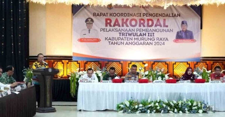 Pemkab Mura Gelar Rakordal Pelaksanaan Pembangunan Triwulan III TA 2025