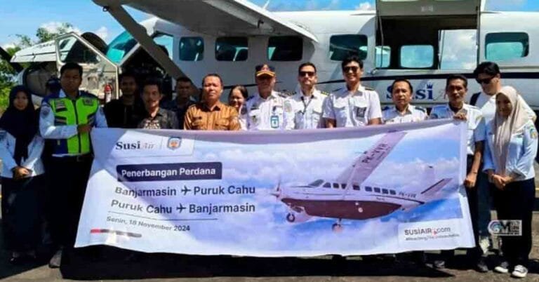Penerbangan Rute Puruk Cahu-Banjarmasin Dibuka