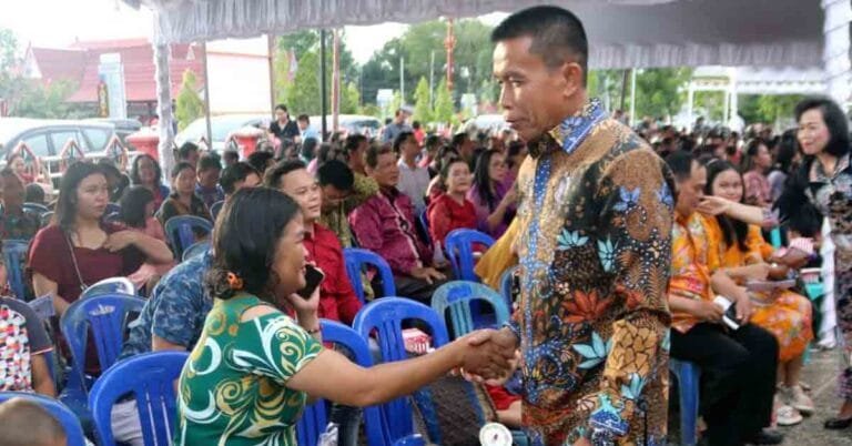 Ribuan Umat Kristiani Padati Ibadah Perayaan Natal Oikumene Murung Raya 2024