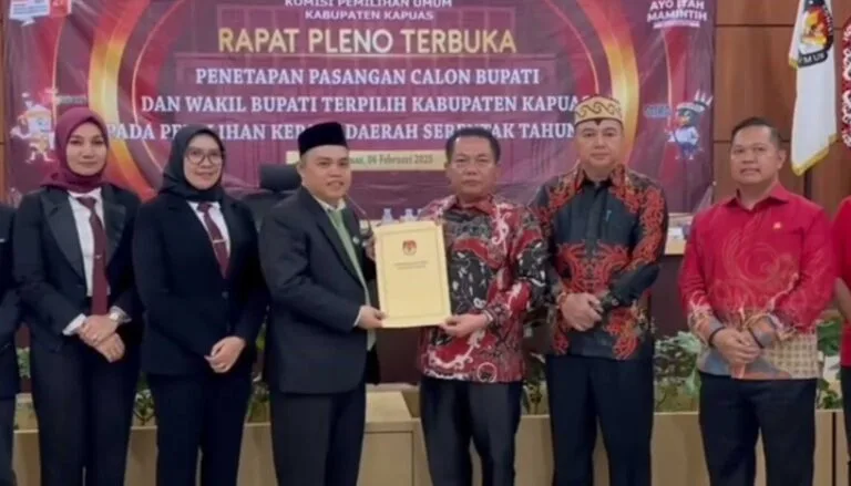 Usai Ikuti Pleno, Waket I DPRD Kapuas Sampaikan Apresiasinya ke KPU