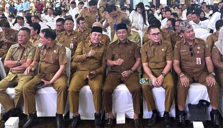 Wabup Mura Hadiri Sosialisasi dan Dialog Pilar-Pilar Sosial Bersama Mensos RI
