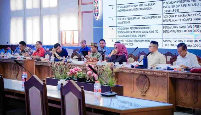 DPRD dan Pemprov Kalteng Rapat Perdana Terkait Pengelolaan Pertambangan