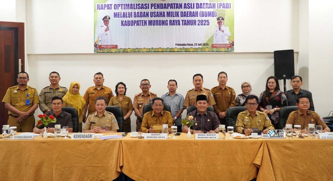 Bupati Mura Gelar Rakor Pendirian BUMD Bersama KemendagriMurung Raya, InfoPublik – Pemerintah Ka